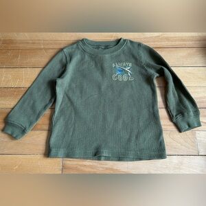 Carter's Olive Green 'Always Cool' Long-Sleeve Tee